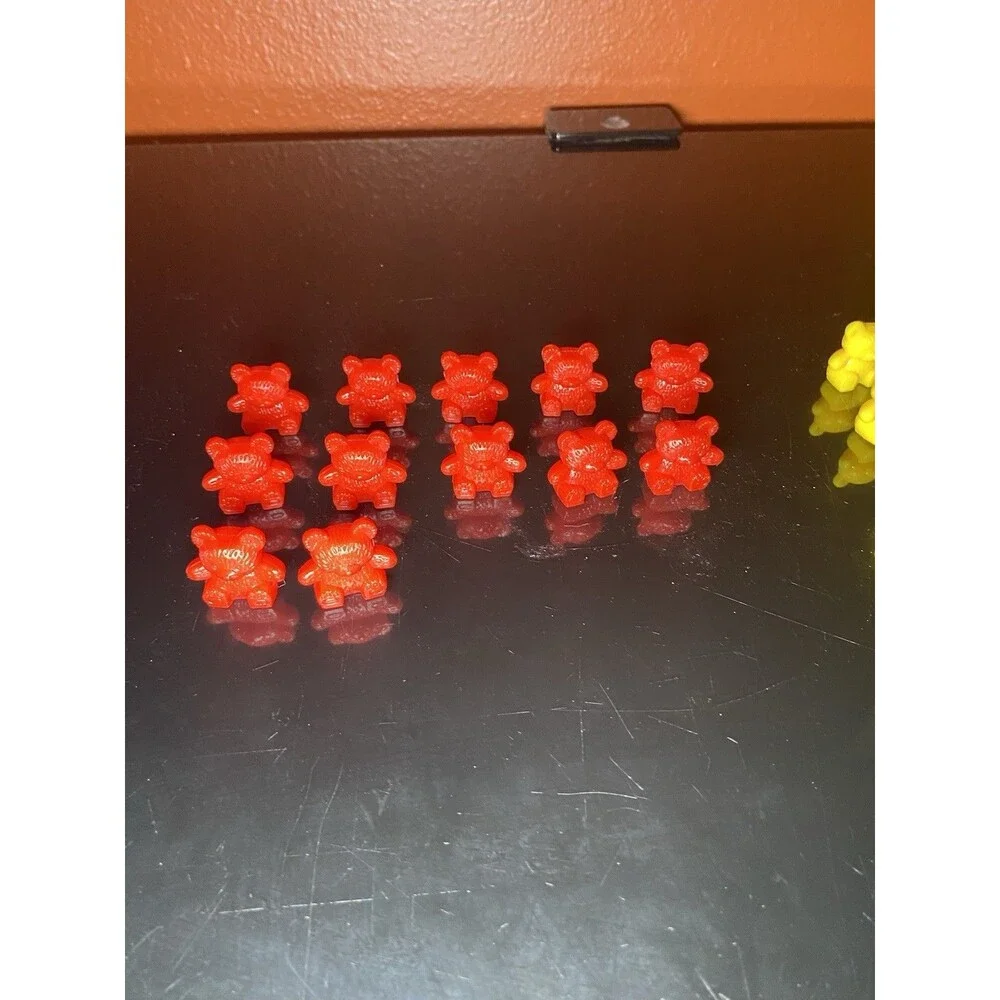 48 Bear Counters Math Manipulatives Mixed Colors Red Blue Yellow Green Lot